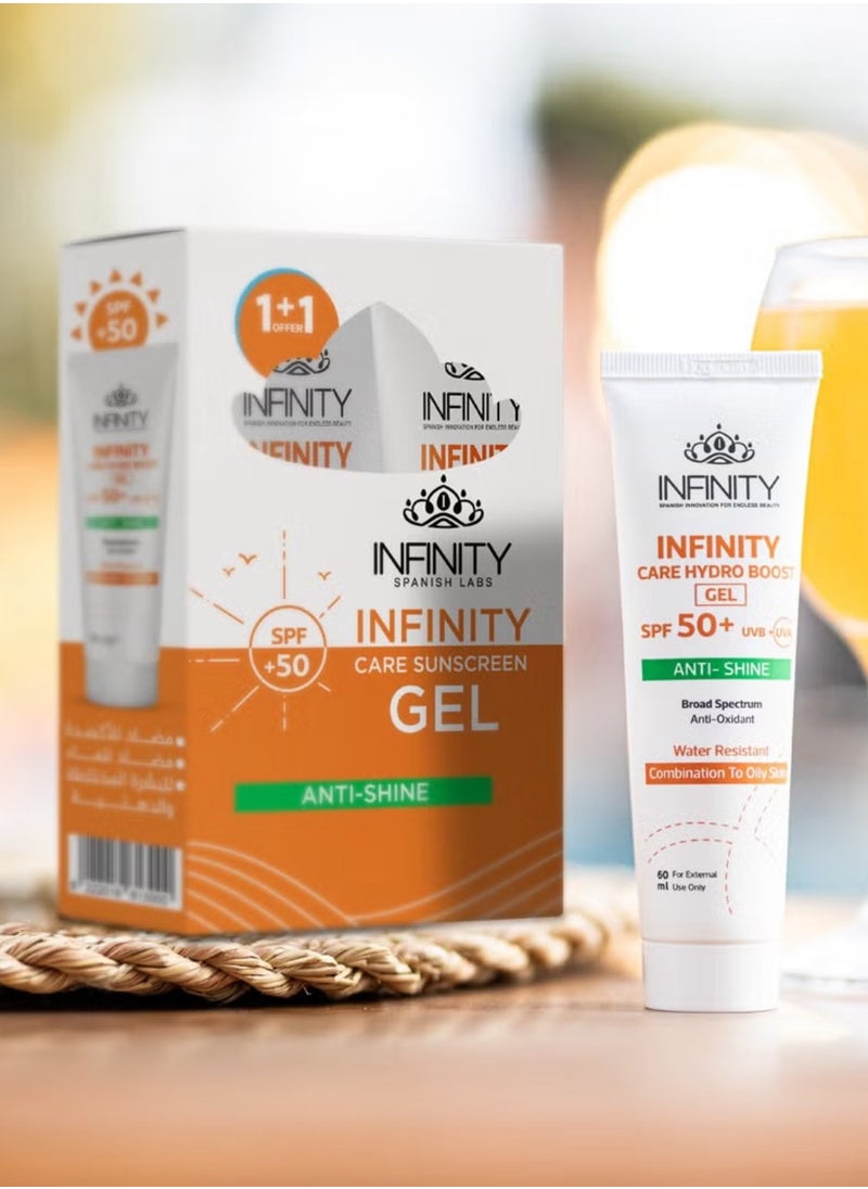 Infinity Infinity Care  Sunscreen Hydro Boost Gel SPF50+ Buy 1 Get 1 Free  - Image 2