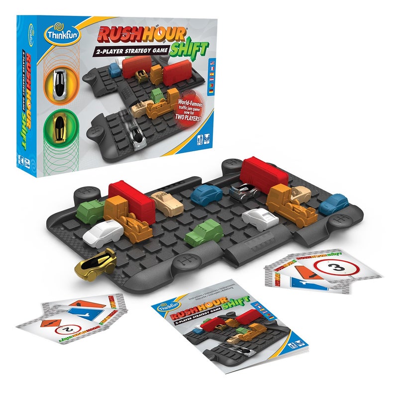 ThinkFun Rush Hour Shift Two Player Strategy Game - A Two Player Version of International Rush Hour - Image 3