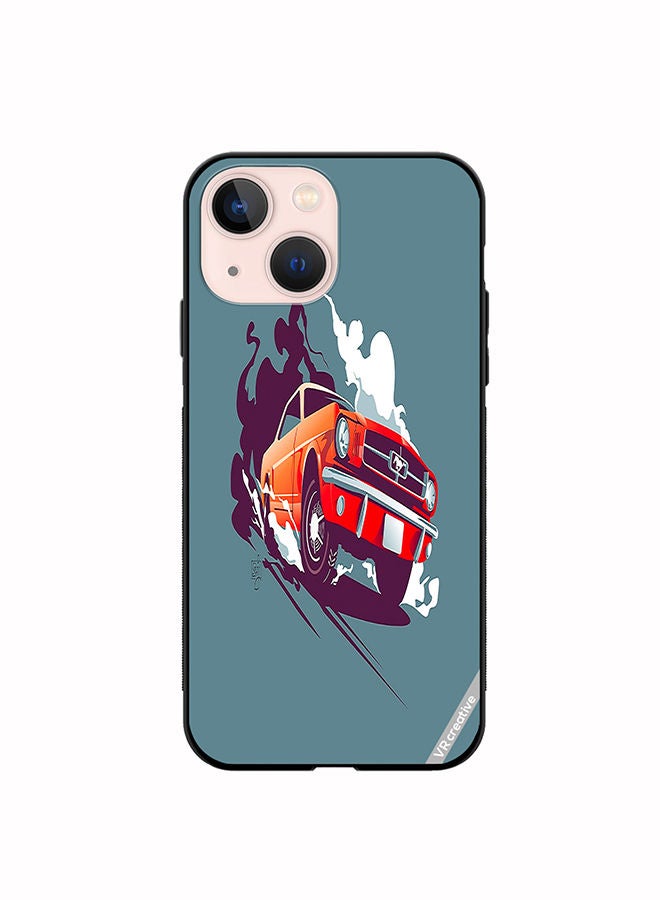 VR CREATIVE Protective Case Cover For Apple iPhone 13 Mustang Design Multicolour - Image 1