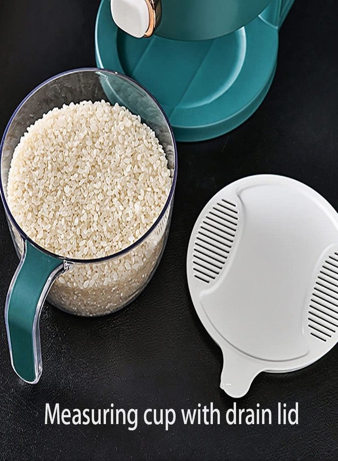 Delavala Cereal Container Cereal Storage Box Rice Box Rice Barrel Automatic Rice Out Sealed Household Rice Tank Rice Storage Box Cereal Dispensers - Image 4