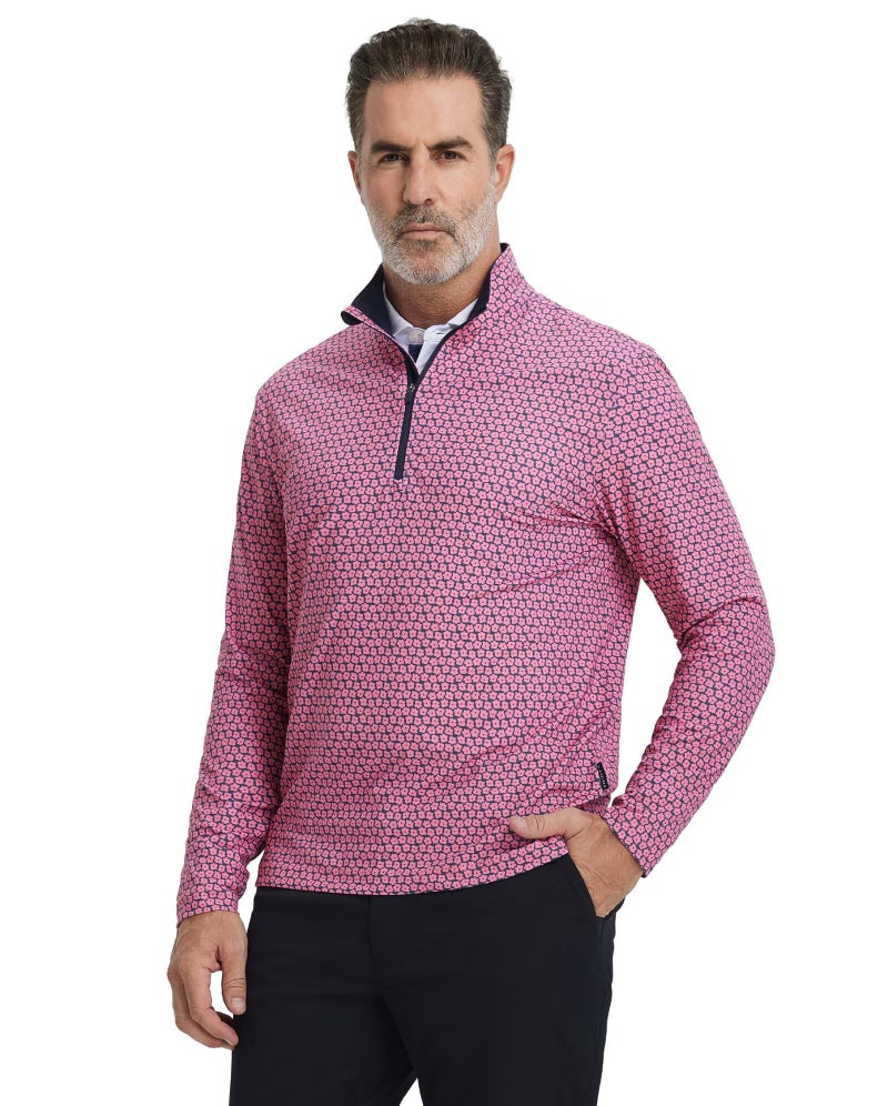 M MAELREG Mens Pullover Quarter Zip Golf Sport Casual Long Sleeve Fishing Half Zip Pullover Sweatshirts for Men - Image 2