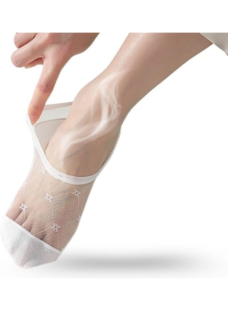 Barakah No Show Socks for Women, Seamless Ultra Thin Cotton Liner Socks Lightweight Non Slip Footies for Flats Loafers and Sneakers, Soft Breathable Low Cut Socks for Daily Wear, One Size - Image 1