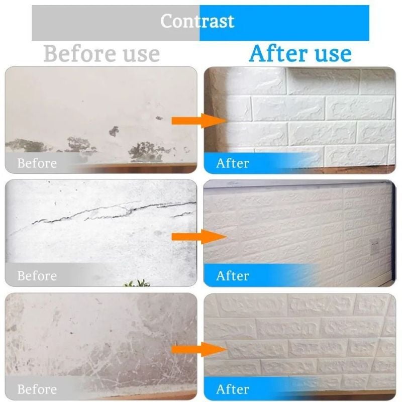 Self Adhesive 3D Wall Panels: Light Blue Soft Retro PVC Panels - 70cm X 1m Peel And Stick Panels For Home Interior Accent Walls - Image 5