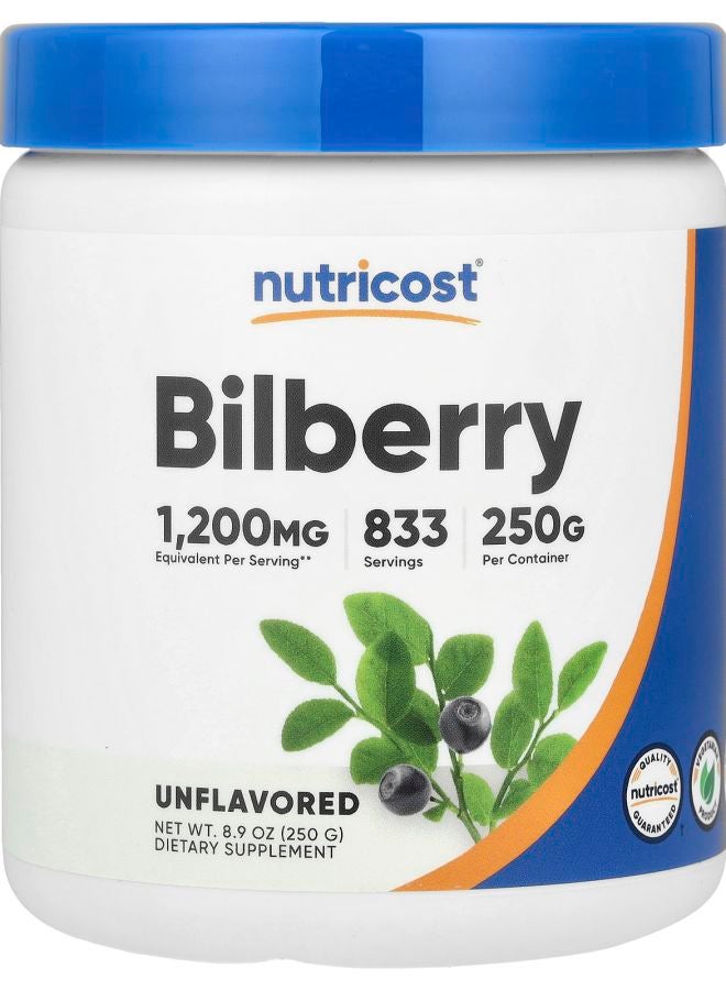 Bilberry Powder Unflavored 8.9 oz (250 g)
