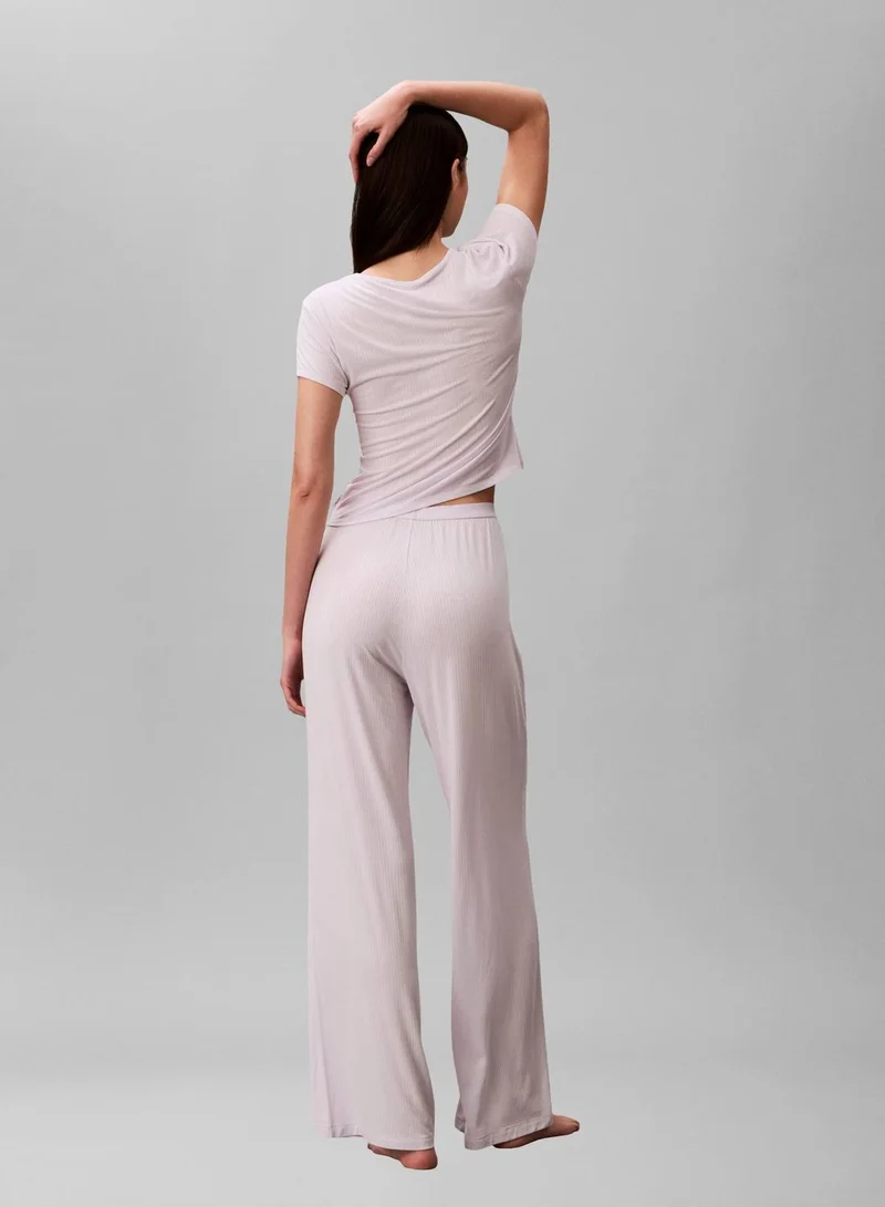 Calvin Klein Frosty Lilac Soft Modal Pyjama Pants for Women | Best Price UAE