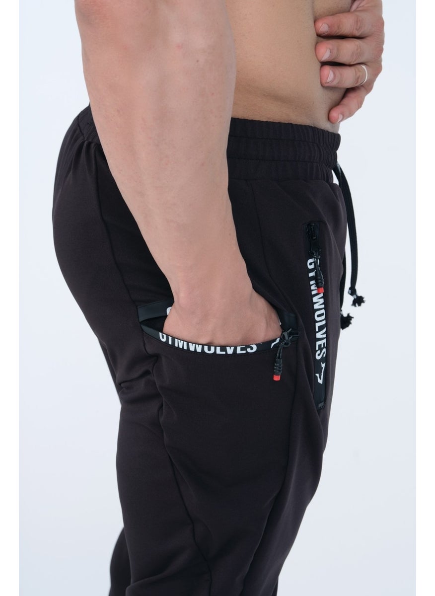 Gymwolves Men's Sports Tracksuit | Black | Workout Pant |  - Image 1