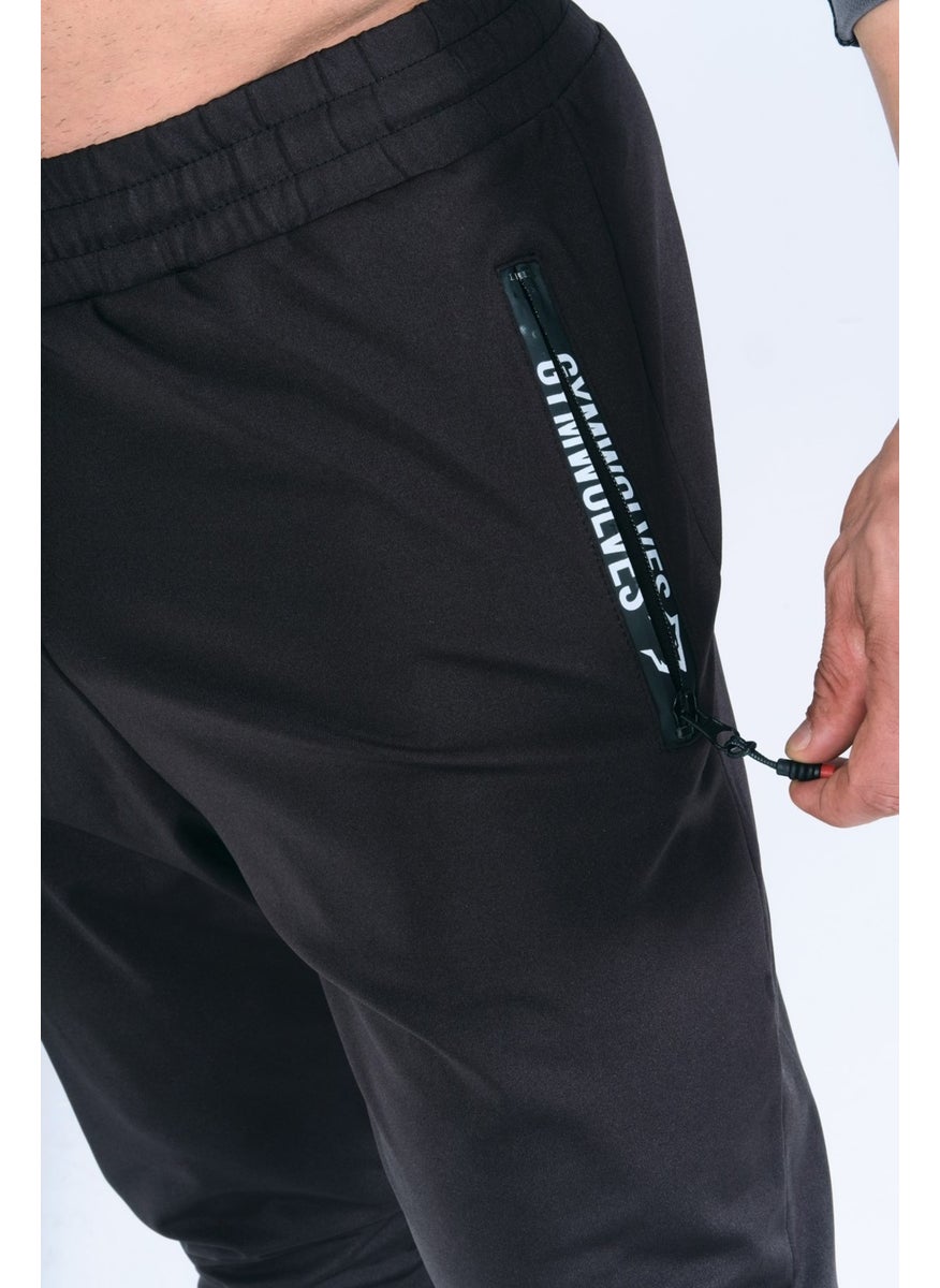 Gymwolves Men's Sports Tracksuit | Black | Workout Pant |  - Image 4