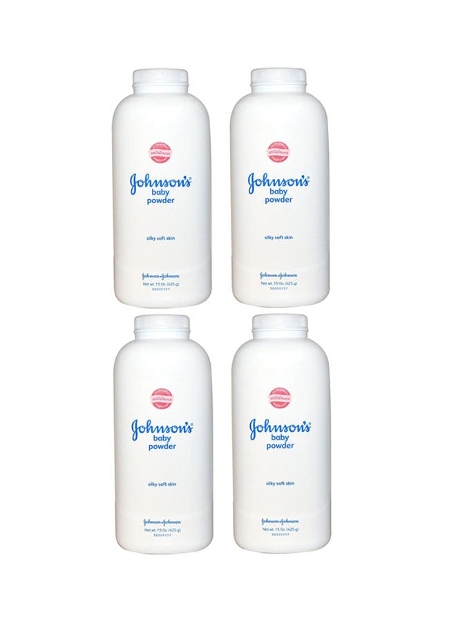 Johnson's Pack Of 4 Baby Powder - Image 1