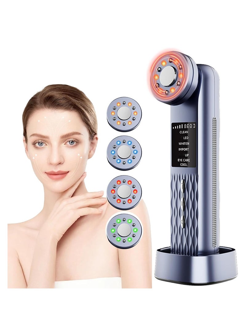 general Facial Massager for Face Portable Electric Face Massager 7 in 1 Red Light Therapy Beauty Device Tool for Skin Care at Home - Image 1