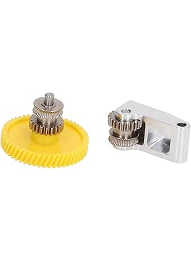 Hardened Steel Extruder Gear Kit for X1 P1P 3D Printer Hotend Handle Assembly - Image 1