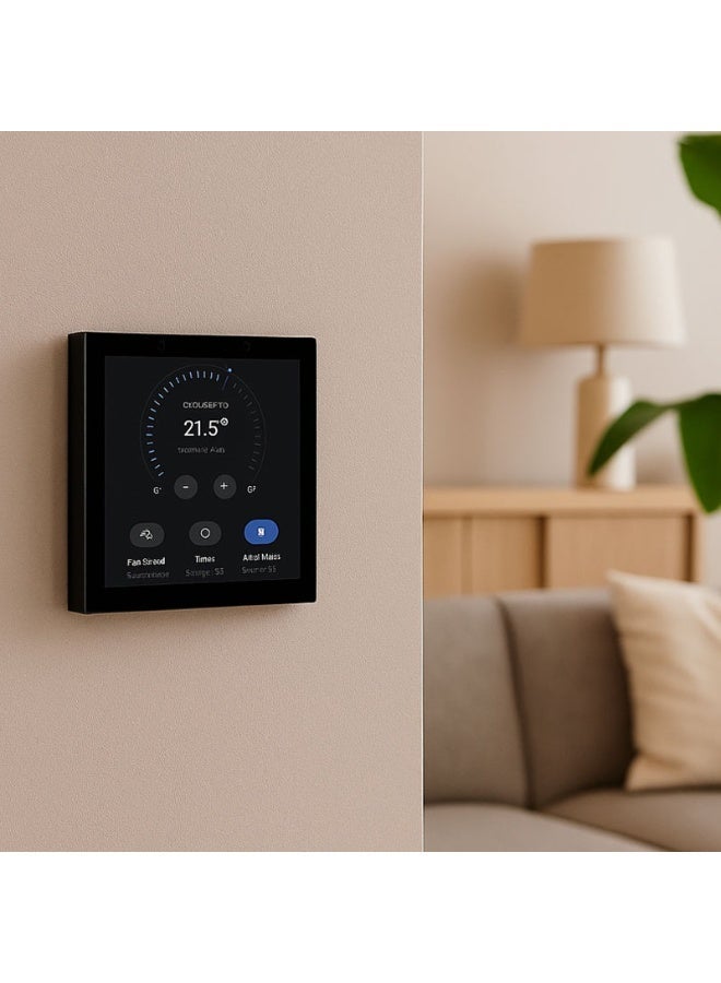 تويا لوحة تحكم مركزية ذكية، 4 بوصة، 240 فولت تيار متردد، واي فاي، بلوتوث، زيغبي، تدعم تويا - Image 4