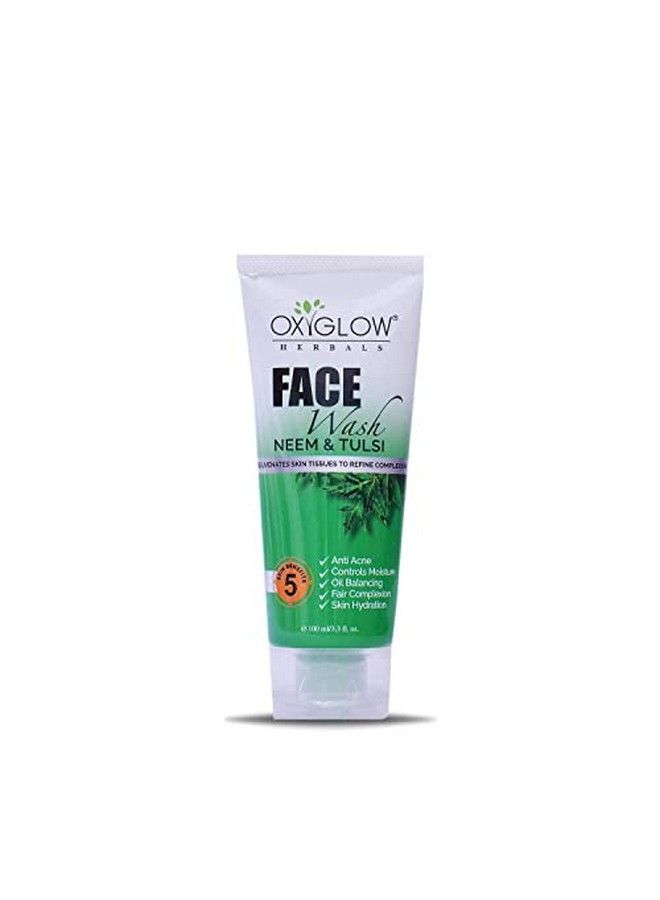 Oxyglow Neem And Tulsi Face Wash 100Ml Pack Of 2 - Image 3