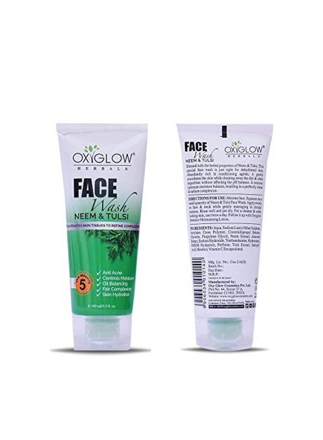 Oxyglow Neem And Tulsi Face Wash 100Ml Pack Of 2 - Image 5