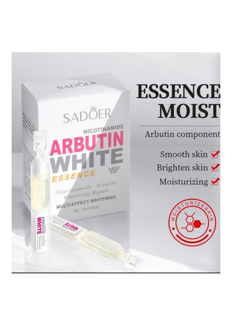 SADOER Nicotinamide Arbutin White Essence15 Ampoules - Image 4