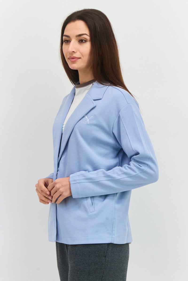 PUMA Women Sportswear Fit Long Sleeves Outdoor Blazer, Blue - Image 2