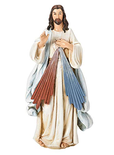 Joseph's Studio by Roman - Divine Mercy Figure, for 6" Scale Renaissance Collection, 6" H, Resin and Stone, Religious Gift, Decoration, Collection, Durable, Long Lasting - Image 2