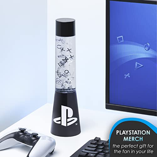 Paladone PlayStation Glitter Flow Lamp Night Light, Bedroom Décor Mood Light, 33 cm - Image 5