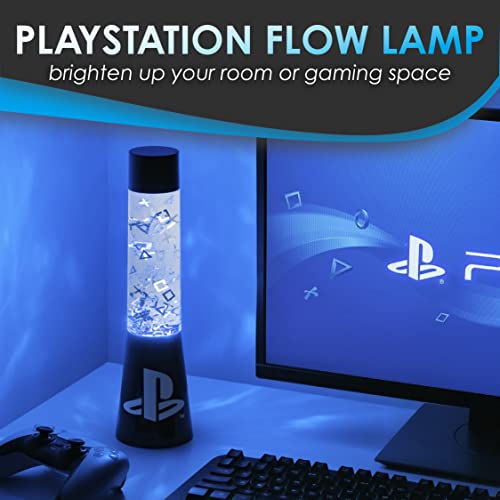 Paladone PlayStation Glitter Flow Lamp Night Light, Bedroom Décor Mood Light, 33 cm - Image 2