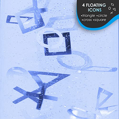 Paladone PlayStation Glitter Flow Lamp Night Light, Bedroom Décor Mood Light, 33 cm - Image 4