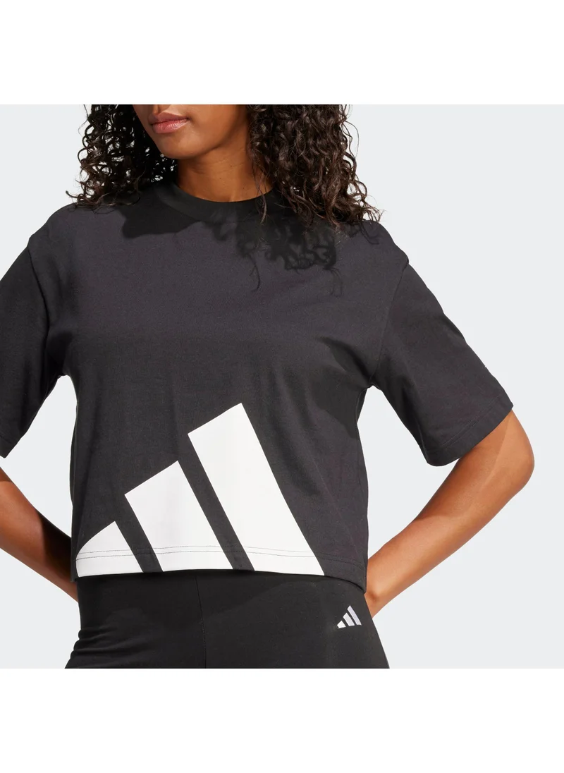 adidas Originals essentials big logo boyfriend women graphic t-shirt