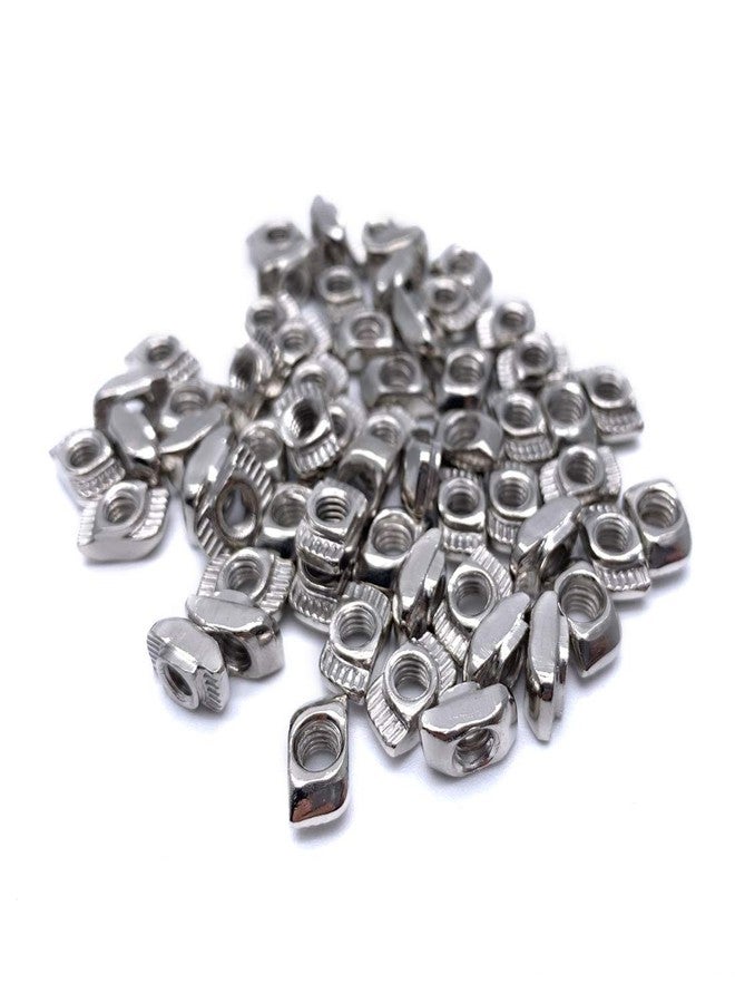 TOUHIA صواميل TOUHIA 2020 Sereis Slot 6mm M4 Slide in T Nut Drop in Nut for Aluminum Bruches with Profile (50 قطعة) - Image 1