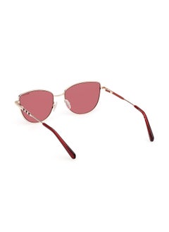 GANT Women's UV Protection Cat Eye Shape Metal Sunglasses GA0001228S55 - Lens Size: 55 Mm - Shiny Rose Gold  - Image 5