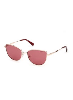 GANT Women's UV Protection Cat Eye Shape Metal Sunglasses GA0001228S55 - Lens Size: 55 Mm - Shiny Rose Gold  - Image 1