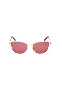 GANT Women's UV Protection Cat Eye Shape Metal Sunglasses GA0001228S55 - Lens Size: 55 Mm - Shiny Rose Gold  - Image 2