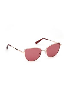 GANT Women's UV Protection Cat Eye Shape Metal Sunglasses GA0001228S55 - Lens Size: 55 Mm - Shiny Rose Gold  - Image 3