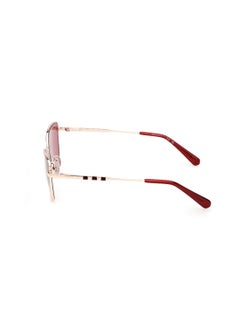 GANT Women's UV Protection Cat Eye Shape Metal Sunglasses GA0001228S55 - Lens Size: 55 Mm - Shiny Rose Gold  - Image 4