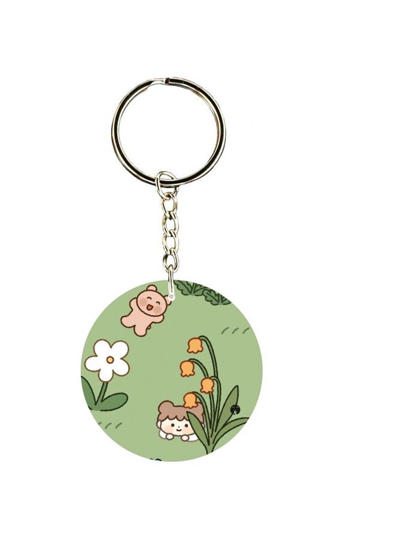 RKN Cartoon Printed Keychain