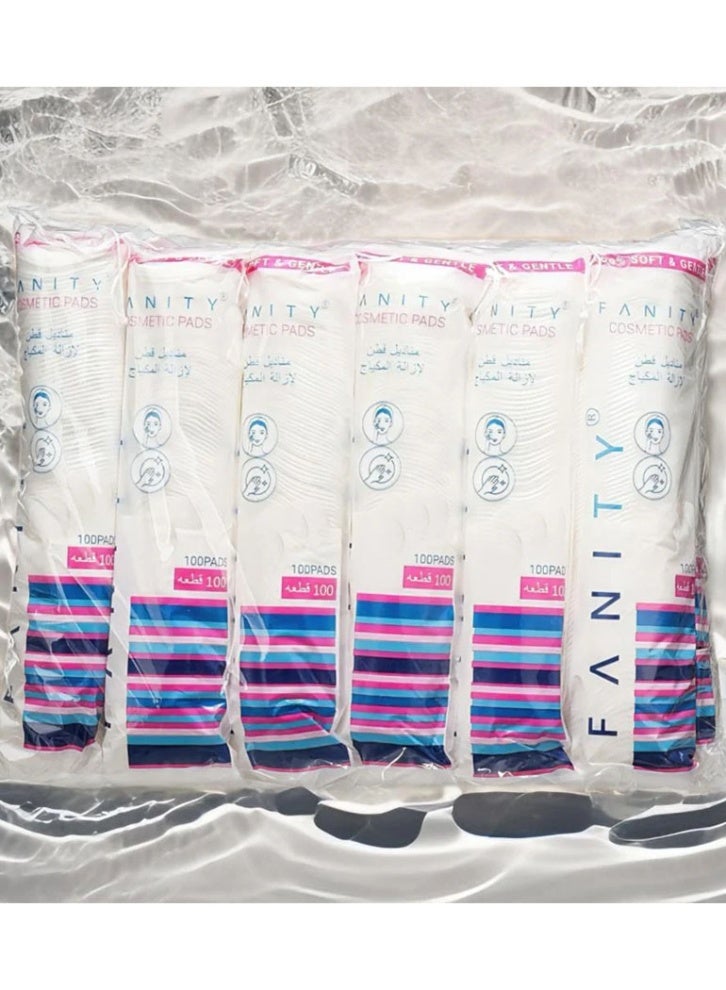 فانيتي قطن 100 قطعة لازالة المكياج 12 حبة PH-1129 FANITY