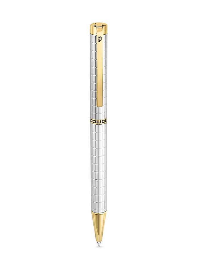 POLICE Consolas Silver and Gold Stainless Steel Pen for Men - Image 1
