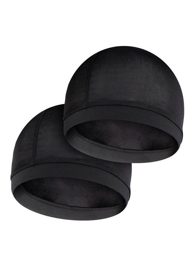 Molain - 2Pcs Wave Cap for Men Silky Stocking Caps for 360 540 720 Waves Satin Silk Durag Good Compression Wave Caps Shower Cap Bath Accessories Men's Skullies Beanies - Image 1