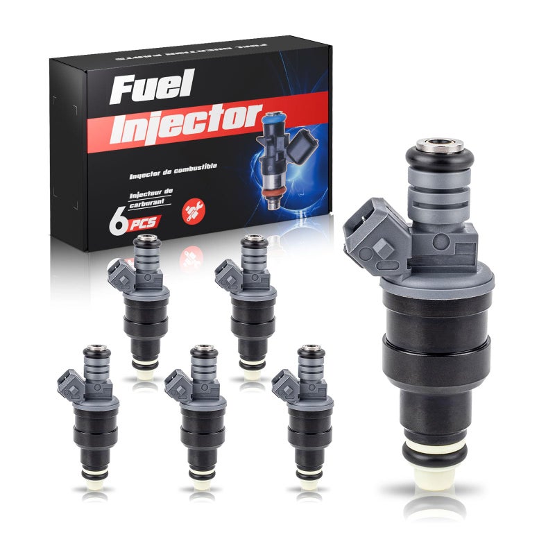 ENA 4 Holes Fuel Injectors Compatible with Ford Ranger Mazda B3000 30L V6 1999 2000 Replacement for FJ305 8001308N 01G503B XL5Z9F593AA FJ10537 CM4889 89052835 MP50057 ZZP413250 Set of 6 - Image 2