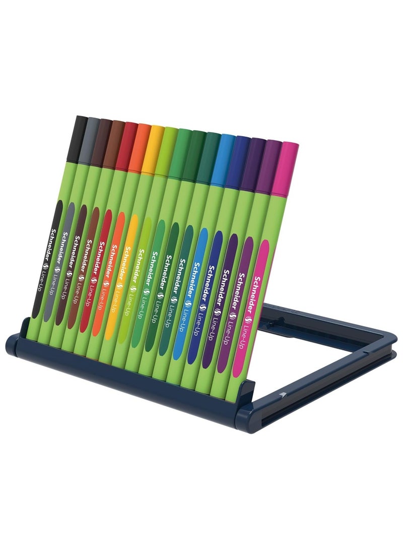 Schneider 16-Piece Line-Up Fineliner 0.4mm Tip Multicolour - Image 2