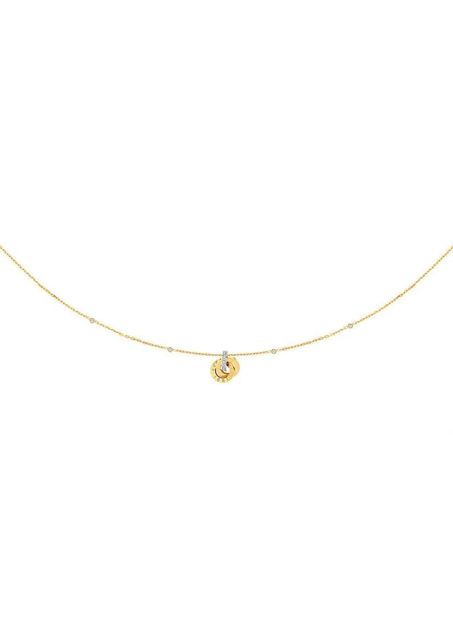 CERRUTI 1881 Beatrice Gold Plated Stainless Steel Necklace for Women 450mm