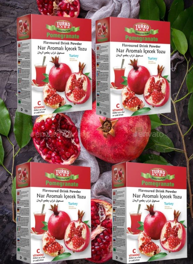 TURKO BABA 4 Pieces Turkuo Baba Pomegranate Powder Drink 100gram - Image 1