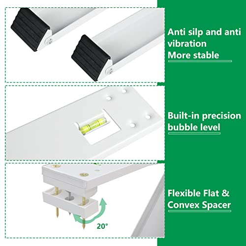 Forestchill Window Air Conditioner Bracket, Heavy Duty Window AC Support Bracket with 2 Arms, Universal Fit 5,000 to 22,000 BTU Window AC Units, Up to 200 lbs - Image 5