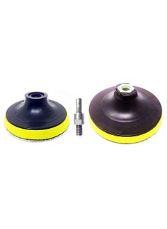 EXCEL IMPEX EXCEL IMPEX PolishingSanding HookandLoop Backup with M10 SpindleAdaptorLock Nut for Drill Machine 4 and 5 Inches  - Image 1