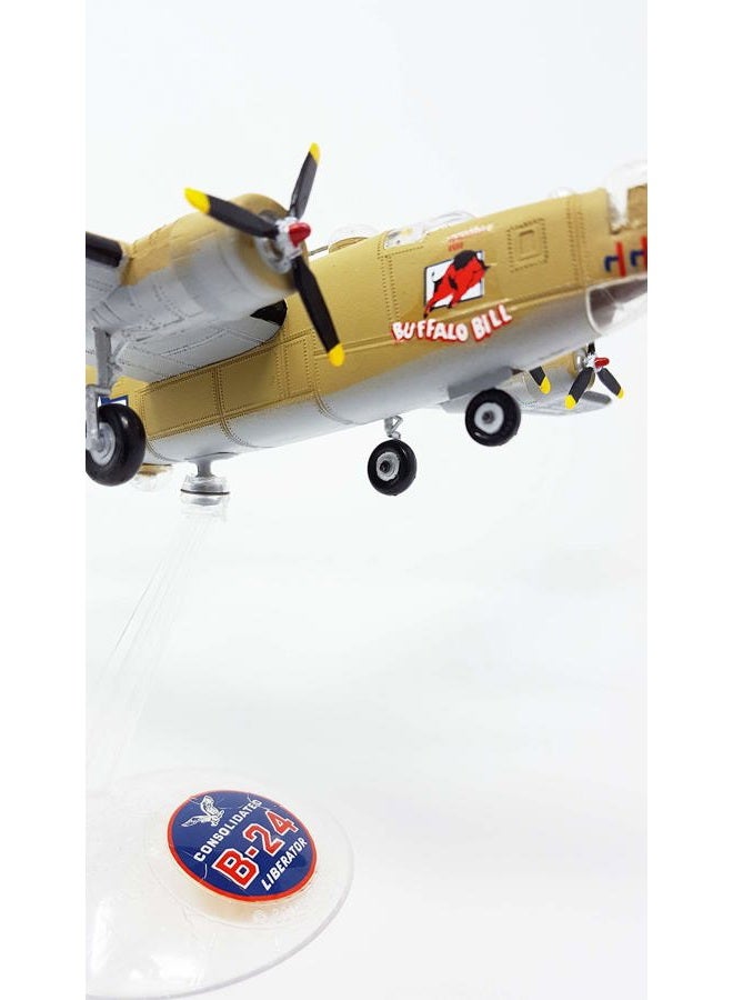 Atlantis B-24J Liberator WWII Bomber Buffalo Bill Plastic Model Kit 1/92 Scale - Image 5