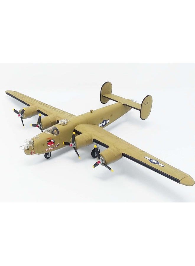 Atlantis B-24J Liberator WWII Bomber Buffalo Bill Plastic Model Kit 1/92 Scale - Image 3