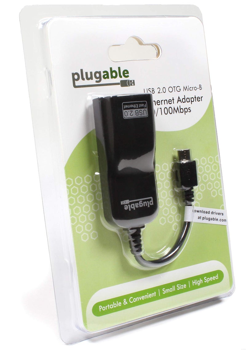 Plugable Plugable USB 2.0 OTG Micro-B to 100Mbps Fast Ethernet Adapter Compatible with Windows Tablets, Raspberry Pi Zero, and Some Android Devices (ASIX AX88772A chipset).  - Image 5
