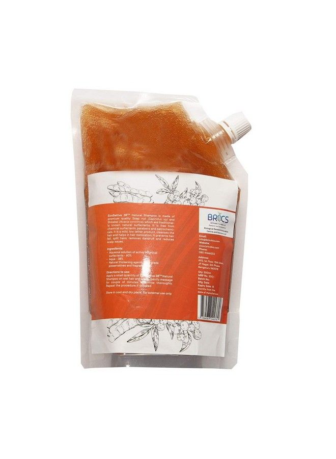 ECOSATTVA 3R Bathroom Essential Combo Natural Bath And Body Wash Face Wash Hand Wash And Shampoo (500Ml Each) - Image 3