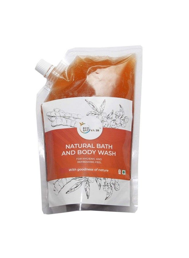 ECOSATTVA 3R Bathroom Essential Combo Natural Bath And Body Wash Face Wash Hand Wash And Shampoo (500Ml Each) - Image 4