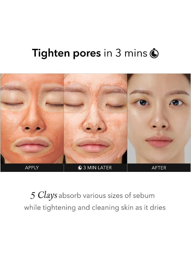 APRILSKIN April Skin Carrotene IPMP Quick-Dry Pore Tightening Clay Wash-Off Face Mask 100ml - Image 4