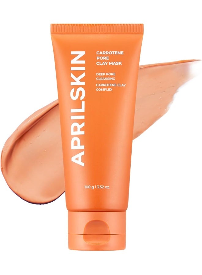 APRILSKIN April Skin Carrotene IPMP Quick-Dry Pore Tightening Clay Wash-Off Face Mask 100ml - Image 1