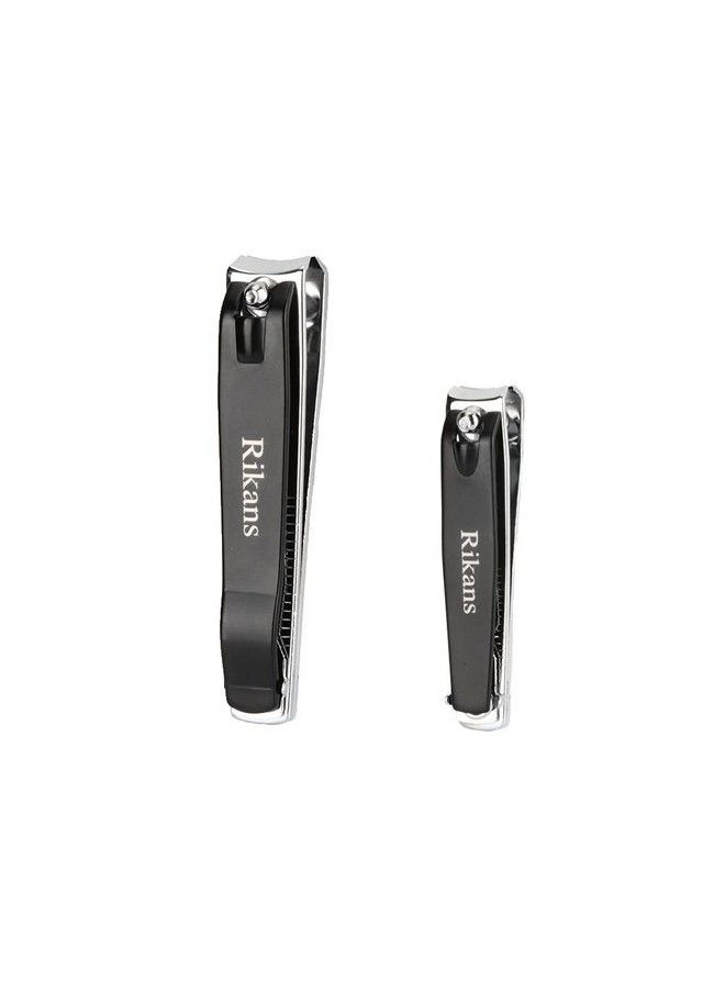 Nail Cutter Set Pack Of Two Nail Clippers Large Toenail Cutter & Small Fingernail Cutter Durable Precise And Sharp Ergonomic & Good Grip 430 Stainlesssteel Box Packaging - pzsku/Z31AA4237506477558FDDZ/45/_/1677914874/198fef14-566d-4a38-9811-102515137af8