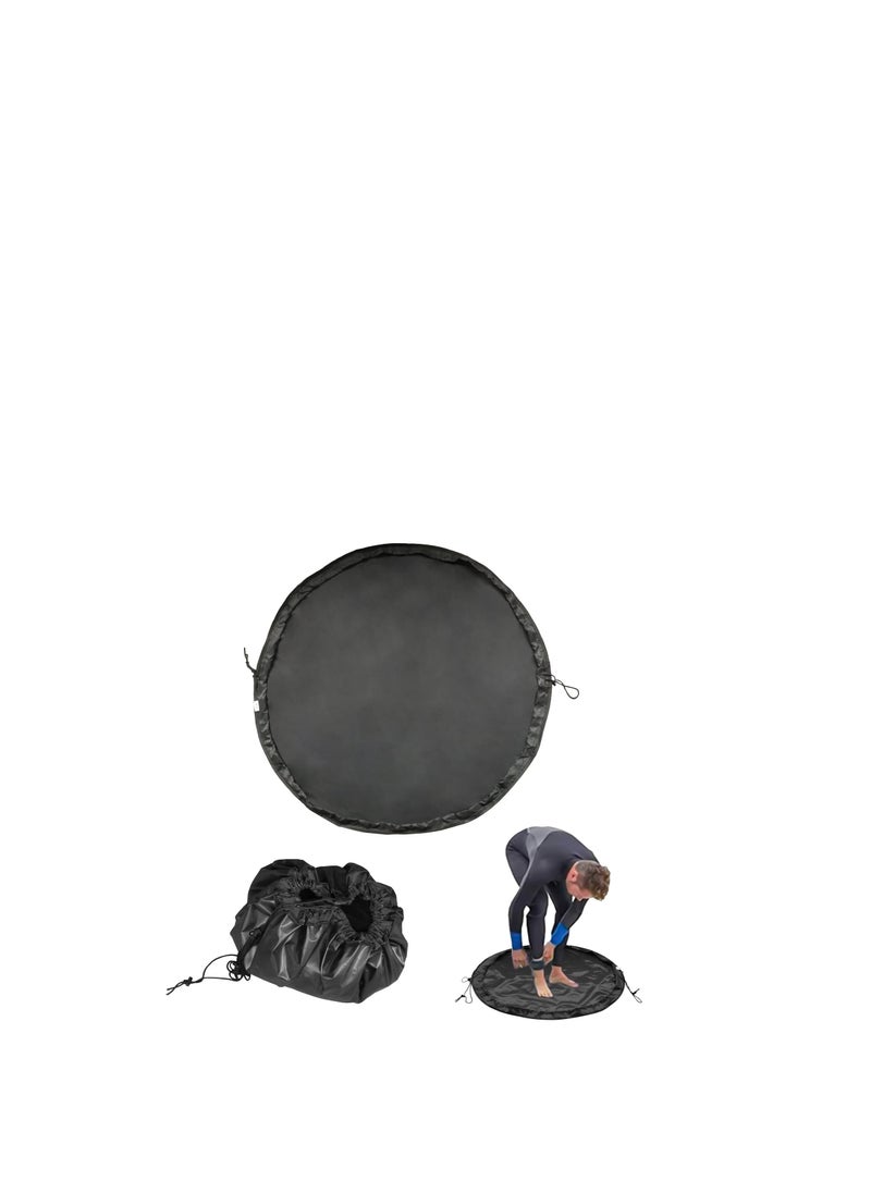 Excefore Wetsuit Changing Mat, Black Waterproof Surf Change Mats, Portable Dive Changing Mat, Durable Wetsuit Changing Mat/Waterproof Dry-Bag, for Water Sports, Surfing, Dive  - Image 2