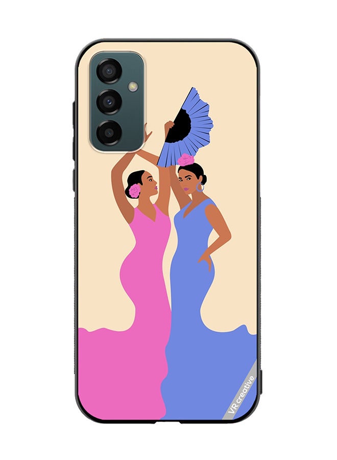 VR CREATIVE Protective Case Cover For Samsung Galaxy F23 Spanish Women Dancing Flamenco Design Multicolour - Image 1